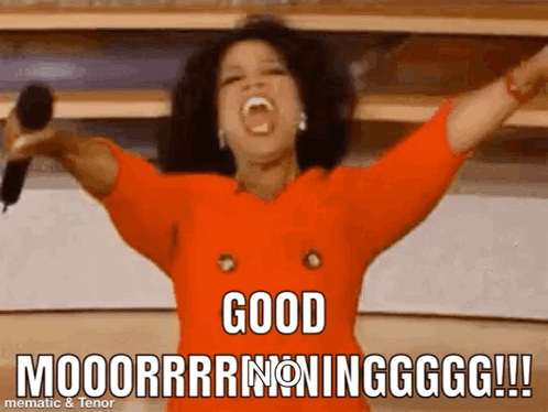 Goodmorning Oprah GIF - Goodmorning Oprah Scream GIFs