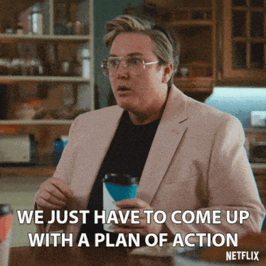 We Just Have To Come Up With A Plan Of Action Radio Boss GIF - We Just Have To Come Up With A Plan Of Action Radio Boss Sex Education GIFs