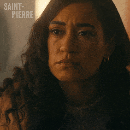 a woman says " well i 'll give you my word " in a saint-pierre advertisement