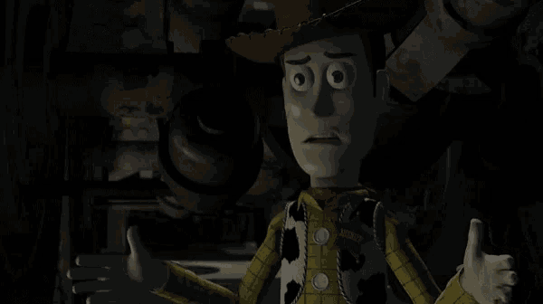 woody from toy story giving a thumbs up sign