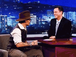 Johnny Depp Jimmy Kimmel GIF - Johnny Depp Jimmy Kimmel Saturday Night Live GIFs