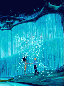 Colors Of The Wind GIF - Pocahontas Leaves Couple GIFs