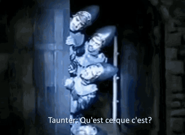 a group of people standing next to each other with taunter qu ' est ce que c ' est