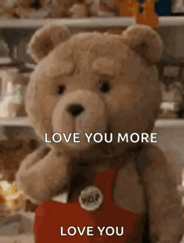 Bear Ted GIF - Bear Ted Blow Kiss GIFs