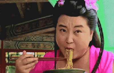 吃面 贾玲 GIF - Eat Noodle Jia Ling GIFs