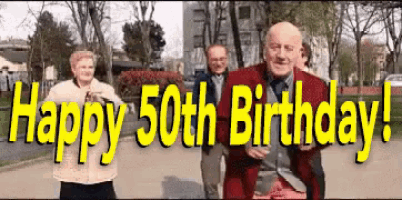 Happy 50th Birthday GIF