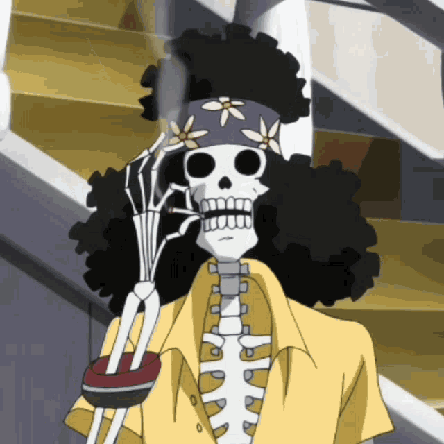 Brook One Piece GIF - Brook One Piece - Discover & Share GIFs