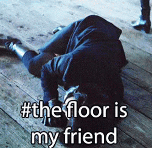 Floor Cheek GIF - Floor Cheek The Floor Is My Friend GIFs