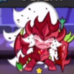 a cartoon character is sitting on the ground with a star in the foreground and a ghost in the background .
