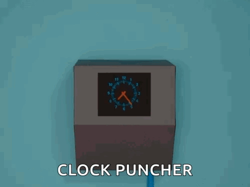 Clocking In Punching In GIF - Clocking In Punching In Clock In GIFs