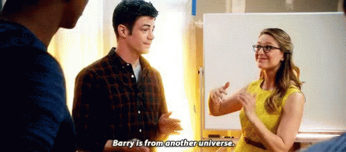 Supergirl Barry GIF - Supergirl Barry Barry Is From Another Universe GIFs