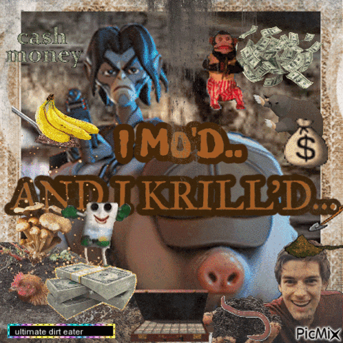 a collage of pictures with the words imo d andi krilld