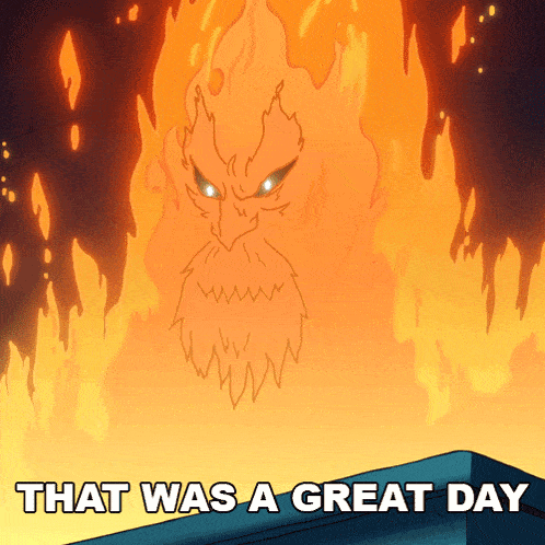 That Was A Great Day Fire GIF - That Was A Great Day Fire Beavis And Butt-head GIFs