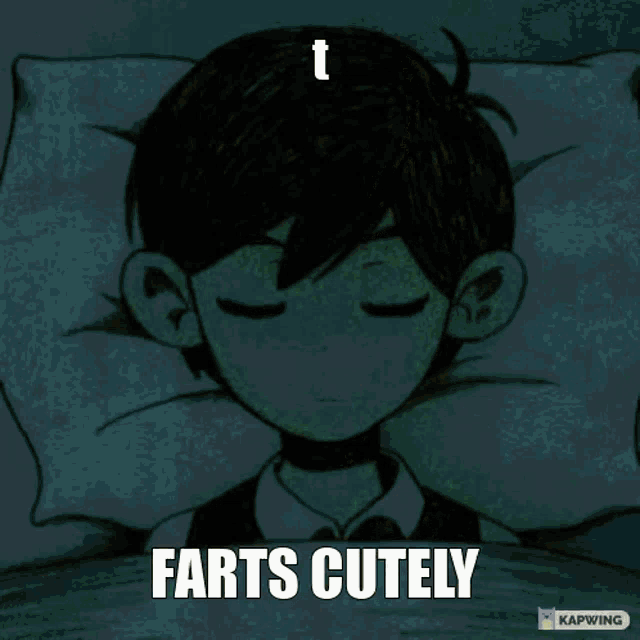 a drawing of a boy with the words farts cutely