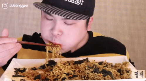 Eat Noodles GIF - Eat Noodles Mouth GIFs