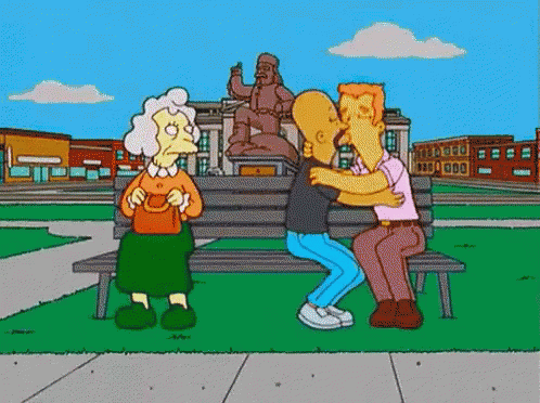 лгбт симпсоны GIF - Simpsons Lgbt GIFs
