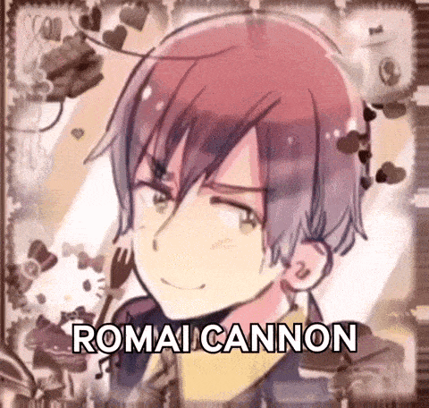 a drawing of a boy with the name romai cannon on it
