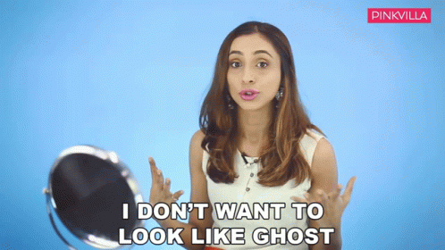 I Dont Want To Look Like A Ghost Hesha Chimah GIF - I Dont Want To Look Like A Ghost Hesha Chimah Pinkvilla GIFs