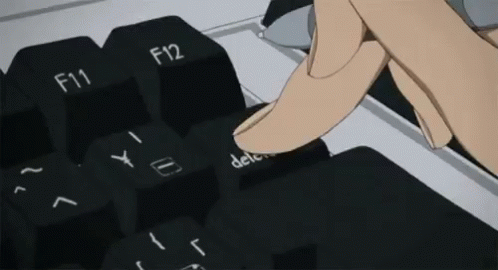 Anime Delete GIF - Anime Delete Keyboard GIFs