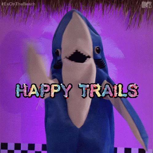Happy Trails Shark GIF - Happy Trails Shark Waving GIFs