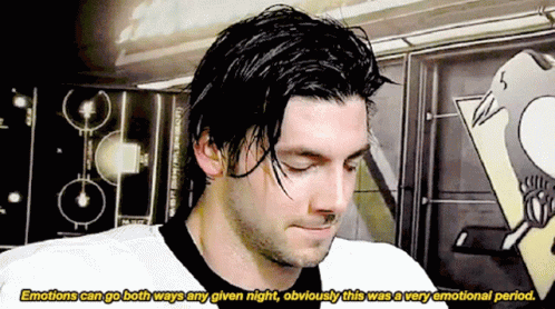 Kris Letang Emotions Can Go Both Ways Any Given Night GIF - Kris Letang Emotions Can Go Both Ways Any Given Night Obviously This Was A Vert Emotional Period GIFs