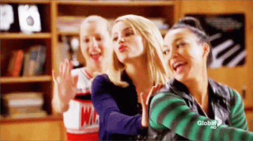 Glee Unholy Trinity GIF - Glee Unholy Trinity Quinn Fabray GIFs