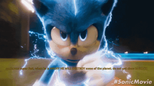 Sonic Runs And He Destroys Some Of The Planet Sonic Movie GIF - Sonic Runs And He Destroys Some Of The Planet Sonic Movie GIFs