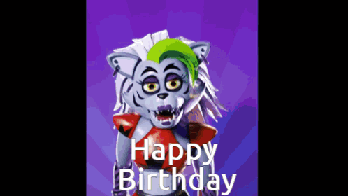 Happy Fazbear Birthday Roxanne Wolf Meme Coda Foxy Boy Happy Birthday GIF - Happy Fazbear Birthday Roxanne Wolf Meme Coda Foxy Boy Roxanne Wolf Happy Birthday GIFs