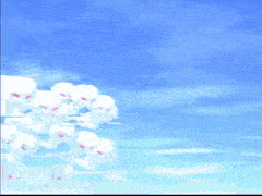a bunch of skulls are floating in the air