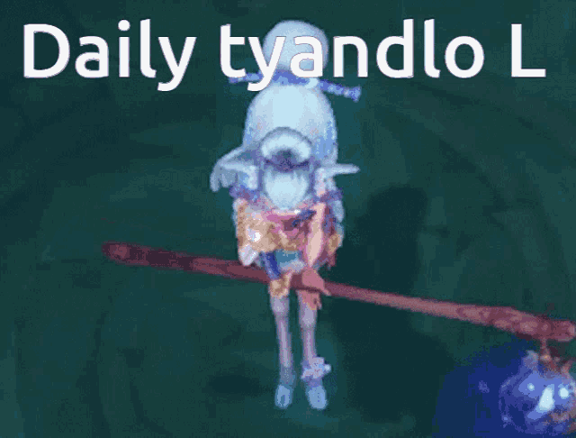 a picture of a witch with the words daily tyandlo l on it
