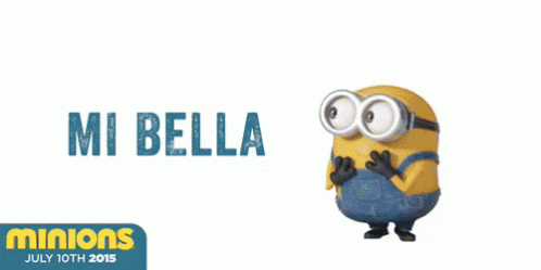 Mi Bella GIF - Mi Bella Minions Giggle GIFs