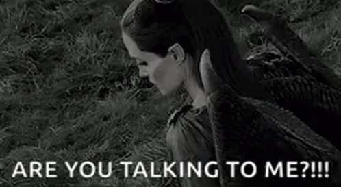 Maleficent Angelina Jolie GIF - Maleficent Angelina Jolie Are You Talking To Me GIFs