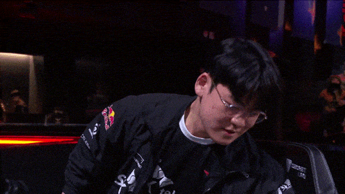 a man wearing a shirt that says sk telecom