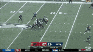 a football game is being played on fox nfl