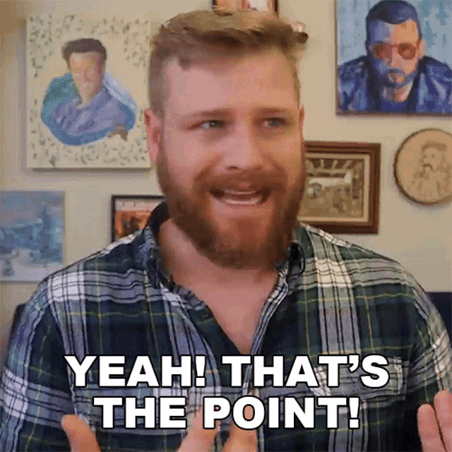 Yeah Thats The Point Grady Smith GIF - Yeah Thats The Point Grady Smith Thats Exactly The Point GIFs