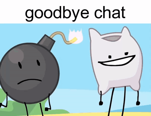 Goodbye Chat Tpot GIF - Goodbye Chat Tpot Bfdi GIFs