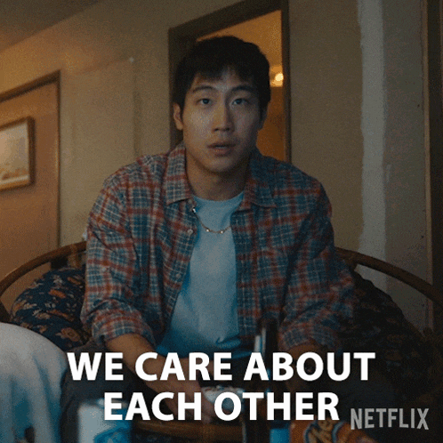 We Care About Each Other Paul Cho GIF - We Care About Each Other Paul Cho Beef GIFs