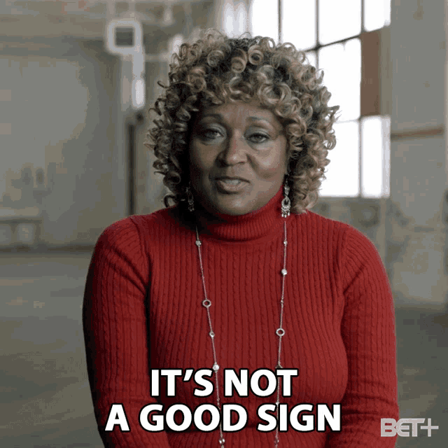 Its Not A Good Sign Bad News GIF - Its Not A Good Sign Bad News Its Bad GIFs