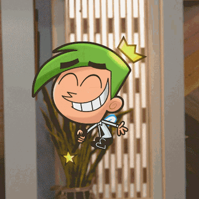 Anvil On Head Cosmo GIF - Anvil On Head Cosmo Fairly Oddparents Fairly Odder GIFs