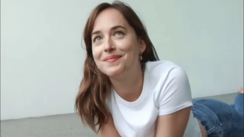 Dakota Johnson Laughing GIF