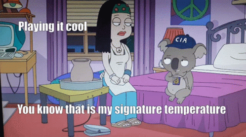 Cool Playing Cool GIF - Cool Playing Cool You Know That T His Is My Signature Temperature GIFs