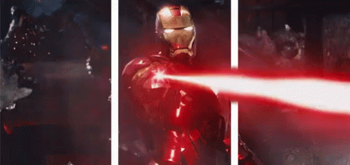 Iron Man Laser Beam GIF - Iron Man Tony Stark Robert Downey Jr GIFs