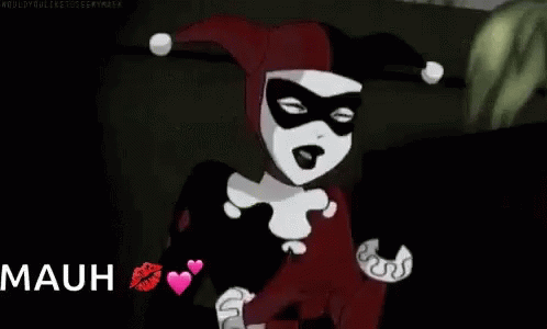 Harley Quinn Kiss GIF - Harley Quinn Kiss Muah GIFs