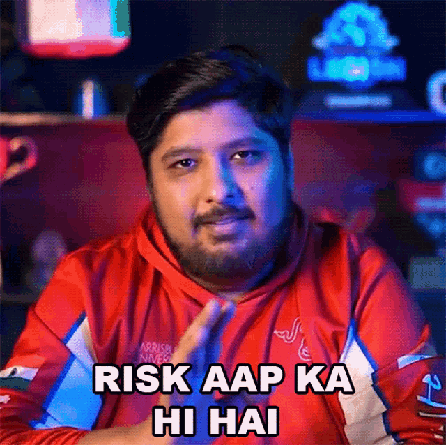 Risk Aap Ka Hi Hai Rahul Hinduja GIF