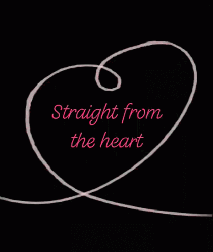 Straight From The Heart Heart GIF - Straight From The Heart Heart Love You GIFs