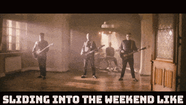 Electric Callboy Sliding Into The Weekend GIF - Electric Callboy Sliding Into The Weekend Weekend GIFs