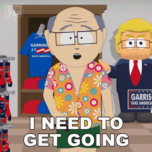 I Need To Get Going Herbert Garrison GIF - I Need To Get Going Herbert Garrison South Park Spring Break GIFs