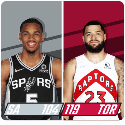 San Antonio Spurs (104) Vs. Toronto Raptors (119) Post Game GIF - Nba Basketball Nba 2021 GIFs