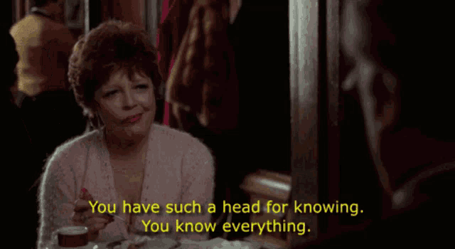 You Know Everything Knowledgeable GIF - You Know Everything Knowledgeable Smart GIFs