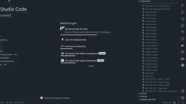 a screenshot of the studio code evolved screen